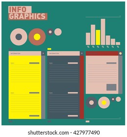 Material design ui set. Modern ui elements. Set of simple icons
