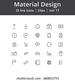 Material Design User Interface Icons