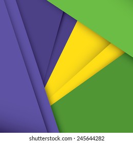Material design wallpaper, green, yellow and violet