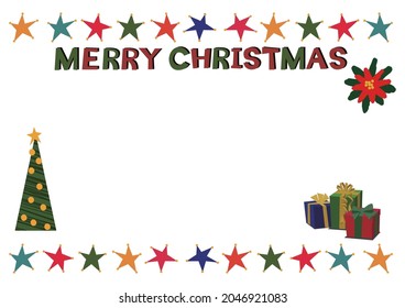 The material of the frame.
A frame design for Christmas day.
Greeting card template.
