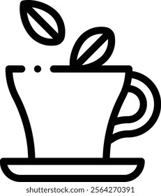 material icon. Thin Linear Style Design Isolated On White Background