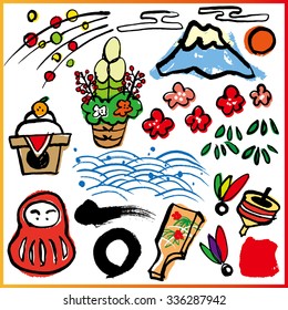Material of Japanese New Year
