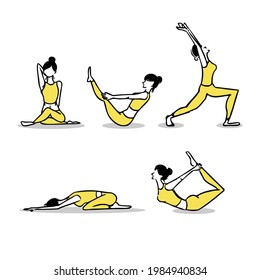 Es un conjunto de materiales famosos de yoga