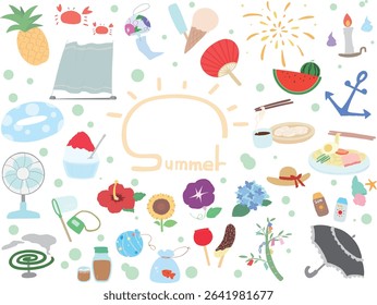 Material Set Usable in Summer without Main Lines