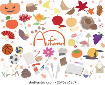 Material Set for Use in Autumn without Main Lines