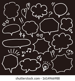 The material of the speech bubble