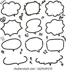 The material of the speech bubble