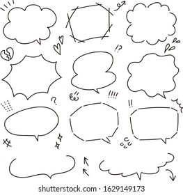 The material of the speech bubble