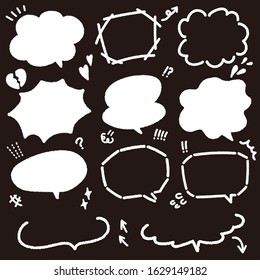 The material of the speech bubble