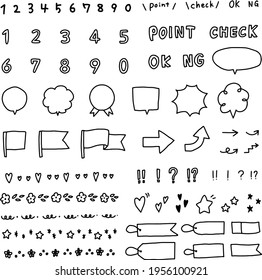 The material of the speech bubble