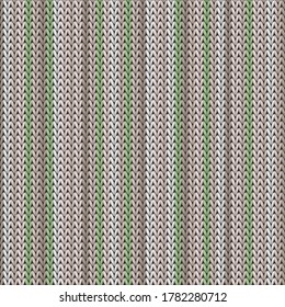 Material vertical stripes knitted texture geometric seamless pattern. Jumper knit effect ornament. Winter seamless knitted pattern. Christmas spirit backdrop.