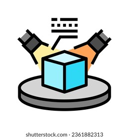 materials characterization engineering color icon vector. materials characterization engineering sign. isolated symbol illustration