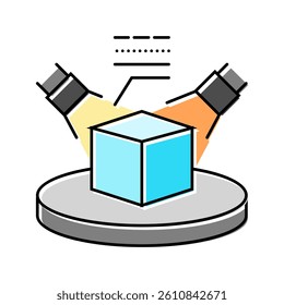 materials characterization engineering color icon vector. materials characterization engineering sign. isolated symbol illustration