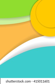 Materials design background with a spa theme.