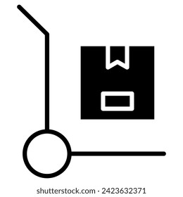 Materials Handling icon line vector illustration