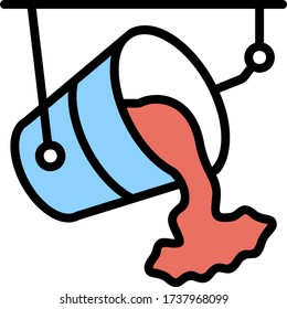 materials science and engineering concept. Metallurgy vector color icon design