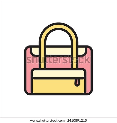 Maternity Bag Icon Vector Illustration
