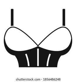 Maternity bra icon. Simple illustration of maternity bra vector icon for web design isolated on white background
