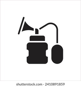 Maternity Breast Pump Filled Icon Vector Illustration
