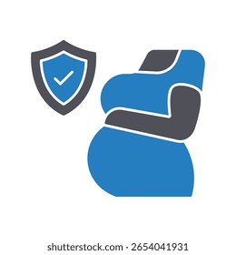 Maternity coverage :Vector Icon which can easily modify or edit


