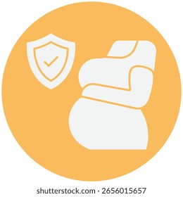 Cobertura maternidade: Ícone de vetor que pode facilmente modificar ou editar

