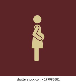 Maternity Flat Icon