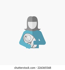 Maternity Flat Icon