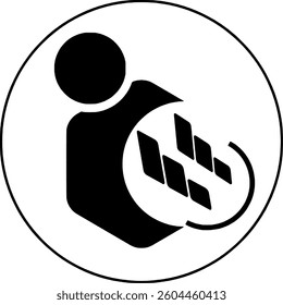 Maternity and growth concept logo