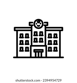 maternity home icon vector in line style