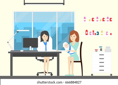 Maternity hospital office.