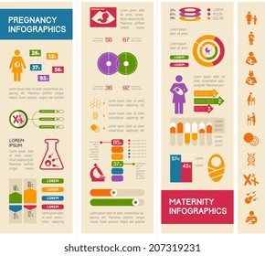 Maternity Infographic Template.