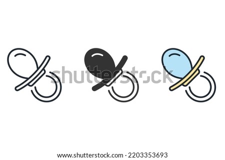 maternity leave icons  symbol vector elements for infographic web