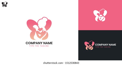 Maternity logo - All elements on this template are editable with vector software, suitable for Maternity Logo Business / Industry.