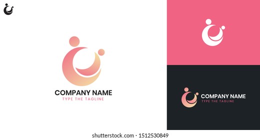 Maternity logo - All elements on this template are editable with vector software, suitable for Maternity Logo Business / Industry.