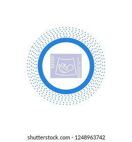 Maternity, pregnancy, sonogram, baby, ultrasound Glyph Icon. Vector isolated illustration