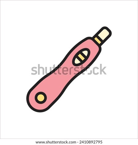 Maternity Pregnancy Test Icon Vector Illustration