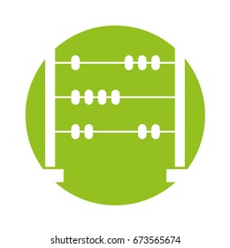 math abacus isolated icon