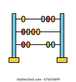math abacus isolated icon
