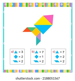Actividad matemática para los niños. Necesita encontrar la respuesta correcta. Hoja de trabajo de práctica. Ilustración vectorial. Diseño de estilo plano. La respuesta es c.