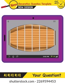 Math, algebraic expressions, The next generation test question, editable, eps, for teacher
