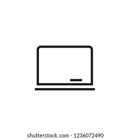 Math blackboard line icon. School, lesson, studying. Education concept. Vector illustration can be used for topics like lessons, school, classes
