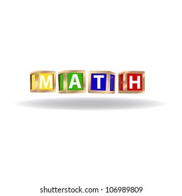 Math Building Block Vector