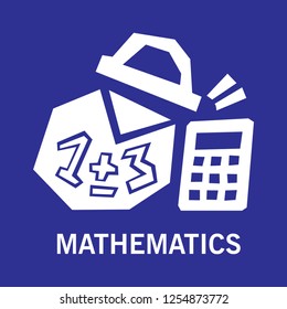 Math calculation icon