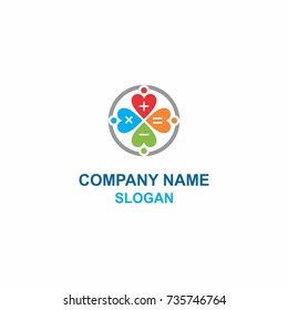 Math calculator family logo.