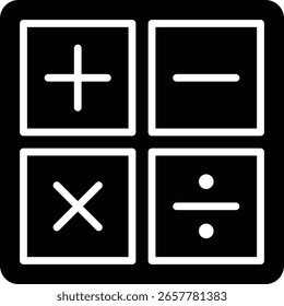 Math Class Vector for Logical Thinking Skills, Numbers, equations and formulas for problem-solving education