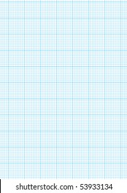 Math Concept With Sheet Of Blue Graph Paper Background