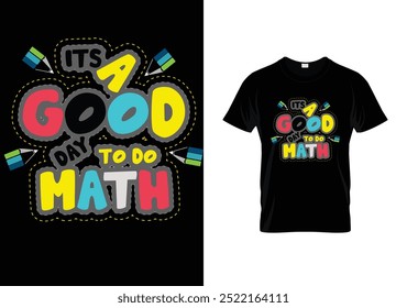 Math Creative Typography T-shirt Design
