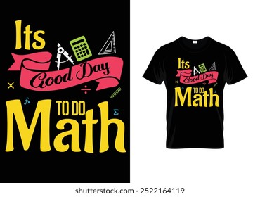 Math Creative Typography T-shirt Design
