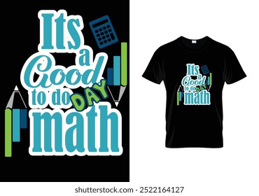 Math Creative Typography T-shirt Design
