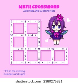Rompecabezas entre matemáticas. Adición y sustracción.